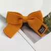 Accesorio para el pelo de clip con lazo de tela con logo y correa de espiga estilo coreano, accesorio para el pelo, juguete para mascotas, ropa de muñeca, accesorios para funda de teléfono