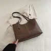 Bolsa de mano retro transfronteriza para mujer, nueva bolsa coreana 2026 de gran capacidad para el hombro, bolso de mano y bandolera versátil para el día a día