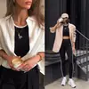DestacadoYuran 26 Nueva Colección de Principios de Otoño: Conjunto de Cardigan Deportivo, Pantalones de Yoga y Chaleco Serie Combinación Libre