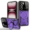 Adequado para Oppo Reno14F Capa Protetora com Janela Grande A6X Capa de Celular Multifuncional com Suporte