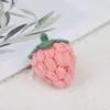 Regalo Hecho a Mano para el Día de San Valentín y el Día del Maestro: Llavero Artesanal Colgante de Ramo con Rosas, Duraznos y Caquis Terminados