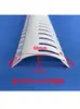 Cantoneira Interna em PVC com Formato de Arco Semicircular 5cm 10cm Tira de Borda em Arco Flexível Tira de Canto Redondo