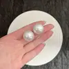 Pendientes Semicírculo de Perlas Simples y de Alta Gama para Mujer, Pendientes Versátiles de Moda Únicos al por Mayor