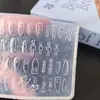 Molde para decoración de uñas 3D, pinza para el cabello femenina, accesorio de uña portátil de silicona de alta transparencia, molde hecho a mano resistente a la oxidación