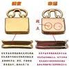 Collar Bolso Kangkang Lujo Ligero Colgante Letra H para Mujer Chapado en Oro Rosa 18K Diseño de Nicho Popular Cadena para Clavícula con Diamantes