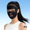 Mascarilla de Protección Solar para Mujer, Especial para Verano al Aire Libre, Golf y Running, Mascarilla Transpirable de Seda de Hielo, Boca y Nariz Abiertas, Mascarilla que Cubre la Barbilla