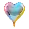 Globo de papel de aluminio en forma de corazón de 18 pulgadas para bodas, cumpleaños, propuestas, declaraciones de amor, lugares de boda, fiestas y decoraciones de ambiente de centros comerciales.