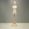 Maniquí para tienda de ropa, accesorios, maniquí femenino de media figura para escaparate, modelo humano falso, maniquí para vestido de novia, expositor de ropa