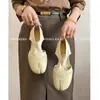 Zapatos de Ballet Mary Jane Cómodos de Verano 2026 para Mujer con Dedos Separados y Calados, Completamente de Cuero por Dentro y por Fuera