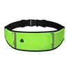 Bolsa de Cintura para Corrida ao Ar Livre para Celular, Bolsa Leve para Fitness, Porta-Garrafa de Água para Ciclismo, Três Bolsos, À Prova d'Água, Cinto Invisível, Portátil
