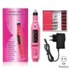 Lijadora de uñas nueva transfronteriza tipo bolígrafo con control de velocidad eléctrico, mini juego de herramientas para uñas portátil
