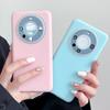 Aplicable a la carcasa del teléfono móvil Huawei Mate60Pro, carcasa de silicona líquida gelatina color sólido estilo ins simple nueva carcasa del teléfono móvil