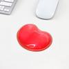 [en stock] directo de fábrica forma de corazón transparente silicona cristal muñeca soporte para mano de ratón alfombrilla de ratón creativa se puede enviar