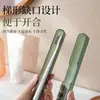 Estuche para cepillo de dientes con diseño de ondas de agua para viajes de negocios, caja compacta de almacenamiento para cepillo de dientes, portátil con tapa, funda para cepillo de dientes con drenaje, caja de set para cepillo de dientes
