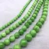 Calcedonia Verde Hierba DIY Semi-Terminadas Cuentas Sueltas Hechas a Mano Para Bisutería Optimizadas Accesorios de Joyería de Piedra Natural Venta Directa de Fábrica
