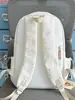 Mochila Refrescante Azul Céu Claro com Estampado de Estrelas para Viagem, Adequada para Alunos do Ensino Fundamental e Médio, Meninas Doces, Aula, Biblioteca e Uso para Estudo