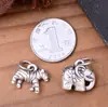 S999 Plata Pura Elefante Auspicioso Cebra Animal Estéreo Colgante Estilo Chino Retro Accesorios de Joyería con Cuerda Hechos a Mano DIY