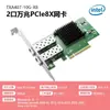 Placa de Rede para Servidor 10Gbps de 2 Portas Fibra Óptica Intel/X710-Da2 Porta Elétrica PCIe Porta Óptica Placa de Rede Placa de Rede 10Gbps