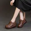 Comercio Exterior Transfronterizo Songgao Suela Gruesa 2026 Nuevos Cómodos Zapatos de Madre de una Sola Pieza Punta Redonda Ligeros Versátiles Antideslizantes Casuales Zapatos para Mujer