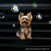 Clip de Decoração Aroma Difusor para Saída de Ar de Carro Cão Fofo Acrílico Plano Novo Produto Transfronteiriço Decoração de Ornamento para Interior de Carro