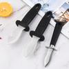 Cuchillo ostra de acero inoxidable cuchillo ostra acero inoxidable palanca cuchillo ostra suministros de cocina gadget cuchillo ostra vieira