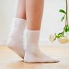 Calcetines k'sox de encaje fino de primavera y verano para damas, calcetines de algodón, calcetines importados dulces hasta el tubo, populares en la Puerta Este de Corea del Sur