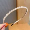 Diadema Dulce Francesa Diadema Infantil de Perlas de Imitación 2025 Nueva Princesa No Cuerda Cabello Caramelo Recogido Cabello de Bebé Tocado