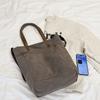 Bolso de Lona para Mujer Verano 2025 Nueva Moda Estudiante Universitario Clase Viajero Bolso Tote Gran Capacidad Bolso de Hombro