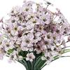 Transfronteiriço 7-Ramos 26-Cabeças Orquídea Simulada Flor de Pano de Grama de Primavera de Plástico Flor Simulada Violeta Planta Artificial Acessórios para Plantas Aquáticas