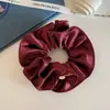 Goma para el pelo de satén de doble capa estilo coreano para mujer, Scrunchie grande de estilo perezoso de alta gama, Accesorio elástico para el pelo