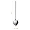 304 Aço Inoxidável Colher Colher de Arroz Doméstico Colher de Café Alto Valor de Cor Longo Punho Round Spoon Sobremesa coreana Colher Jingle Spoon