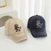 Boné de Baseball Hip-Hop Estilo Japonês e Coreano com Desenho de Dinossauro para Primavera para Crianças de 3-8 Anos, Chapéu de Sol de Verão, Exportação