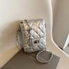 Bolsa Feminina 2024 Nova Chegada Bolsa de Ombro Crossbody Feminina Moda All-Match Pequena Bolsa Quadrada Internet Celebrant Rhombic Pequena Bolsa de Celular Estilo Chanel