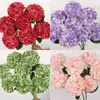 Flor de Simulación Hortensia Piruleta Hortensia Decoración del Hogar Material para Arreglo Floral Arte Floral de Boda Flor Bola de Nieve Flor Artificial