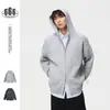 ANSWER ME outono e inverno retrô, estilo descontraído, suéter de alta qualidade, cardigã de tricô com capuz masculino, malharia, M60