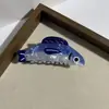 Grampo de Garra para Cabelo Animal Marinho Vinagre Polvo Estrela do Mar Formato de Peixe Grampo de Cabelo para Traseira da Cabeça Coque Presilha de Tubarão Feito à Mão