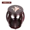 Taburete Redondo para Guzheng Taburete para Guzheng Madera Maciza Taburete Redondo para Guzheng Fideos Lisos Impreso Taburete para Piano Guzheng Fuerte y Duradero