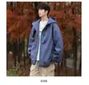 Chaqueta de comercio exterior para hombre para primavera y otoño, corte holgado, impermeable, cortavientos, soft shell, colorida, adecuada para viajes, senderismo y montañismo