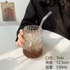 Vaso Nube Chubby para Té con Leche Estilo Ins de Aspecto Sofisticado para el Hogar para Niñas Vaso de Vidrio para Café con Pajita Juego con Tapa