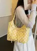 Yuezi 2026 Bolso Grande para Mujer, Bolso de Mano de Lunares a la Moda, Bolso de Hombro Versátil Informal para el Trabajo y los Viajes