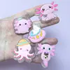 Venta Caliente Transfronteriza LED Parpadeante Dibujos Animados Rosa Zueco Charms para Zapatos DIY En Stock Zapato de Jardín Hebilla Decorativa Personalizada