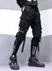 Pantalones Cargo Franceses para Hombre Hip-Hop Hiphop Estilo Funcional Súper Populares Pantalones de Paracaidista Ins Marca de Moda Pantalones Leggings de Streamer