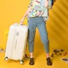 Maleta de viagem 32 polegadas super grande capacidade zíper com senha haste retrátil mala grande 28 feminina masculina 30 polegadas despacho roda universal