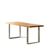 Escritorio de computadora de madera maciza, escritorio de oficina moderno minimalista, escritorio para juegos, escritorio de escritura, mesa de comedor, banco de trabajo recto rectangular, escritorio de estudio