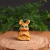 Nuevo Talla en Madera de Ciprés de Acantilado Animales del Zodiaco Chino Juguete Portátil Artículo de Mano Animal de Madera Maciza Lindo Chino Adorno Pequeño de Escritorio