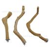 Pájaro madera de peral natural estación barra pájaro percha madera transfronteriza explosiones accesorios jaula pájaro loro estación barra fábrica directa en stock