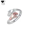Kaman su diseño de personalidad de Amazon transfronterizo anillo de mano abrazando anillo de apertura simple de moda para mujer anillo ajustable
