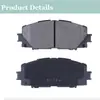 D1184 04465-47070 es adecuado para pastillas de freno delanteras de Toyota Yaris enfocado en venta al por mayor para comercio exterior