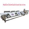 Máquina de classificação de lagosta, máquina de classificação de peso de lagostim, equipamento de classificação de pesagem automática, ponto de verificação on-line