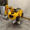 Silla de Peluquería Infantil de Coche de Moda Eléctrica Juguete de Dibujos Animados Silla Elevadora de Corte de Pelo Tienda de Peluquería